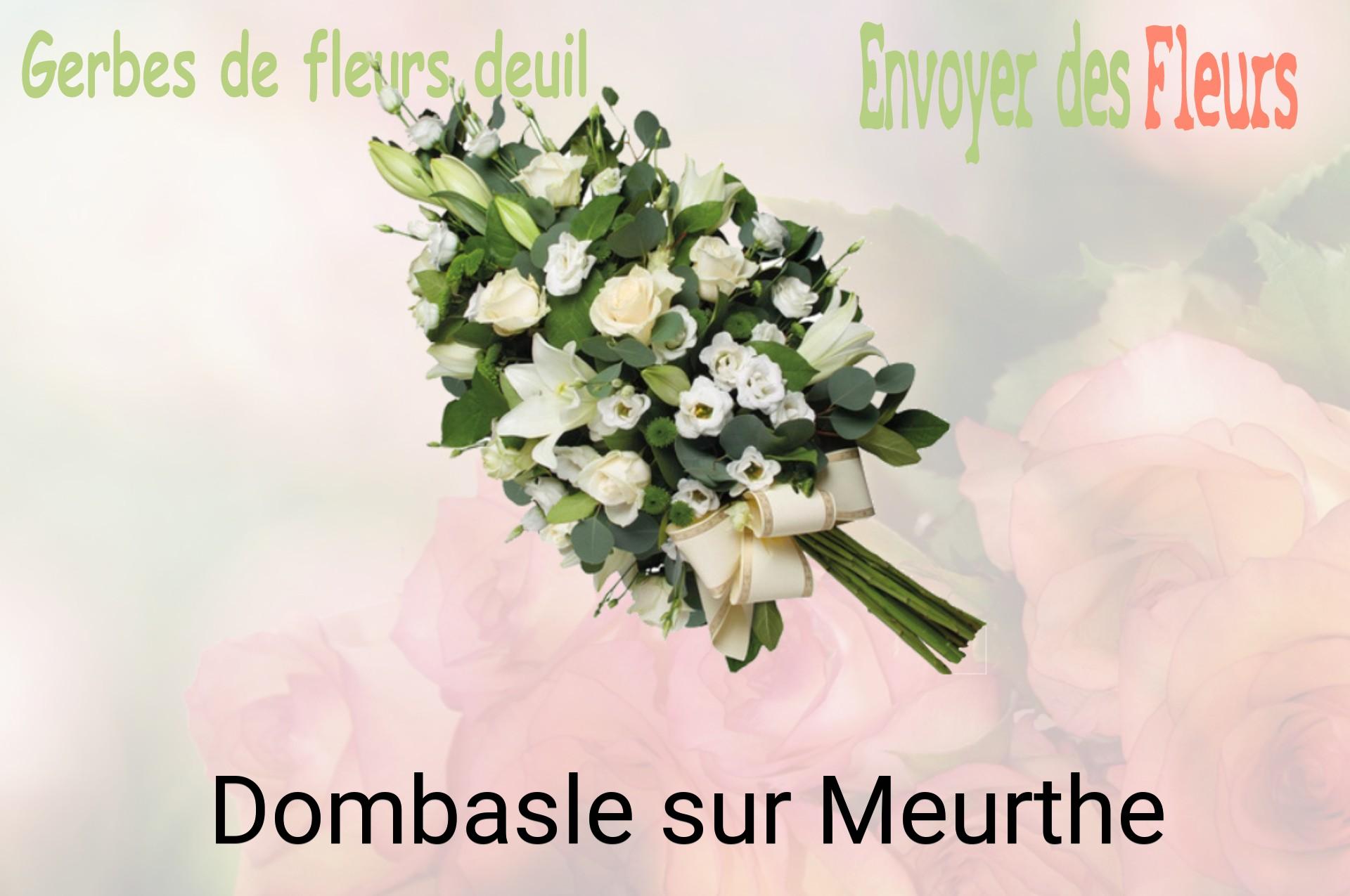 Gerbe de fleurs de deuil livrée à Dombasle-sur-Meurthe
